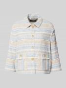 WHITE LABEL Blazer mit aufgesetzten Taschen in Bleu, Größe 46