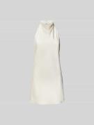 ROTATE Knielanges Kleid mit Neckholder in Weiss, Größe 42