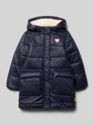 Steiff Regular Fit Steppjacke mit Logo-Stitching in Marine, Größe 104