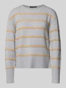 Betty Barclay Strickpullover mit gerippten Abschlüssen in Hellgrau, Gr...