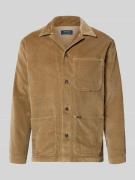 Polo Ralph Lauren Hemdjacke mit Reverskragen in Khaki, Größe L