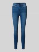 Noisy May High Waist Skinny Fit Jeans Modell 'CALLIE' in Marine, Größe...