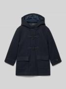 Mayoral Dufflecoat mit Kapuze und Pattentaschen in Marine, Größe 116