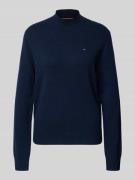 Tommy Hilfiger Regular Fit Pullover aus Woll-Kaschmir-Mix in Marine, G...