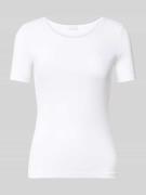 Hanro T-Shirt mit Rundhalsausschnitt Modell 'SOFT TOUCH' in Weiss, Grö...