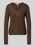 s.Oliver RED LABEL Regular Fit Strickpullover mit Woll-Anteil in Dunke...