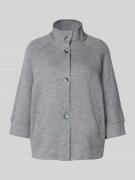 More & More Regular Fit Blazer aus Viskose-Mix mit 3/4-Arm in Mittelgr...