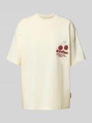 ANOTHER COTTON LAB Oversized T-Shirt mit Rundhalsausschnitt in Ecru, G...