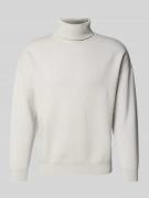 Antony Morato Strickpullover mit Rollkragen in Hellgrau, Größe XL