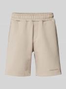 Pegador Sweatshorts mit Label-Detail in Beige, Größe XS