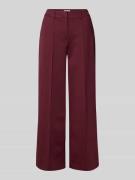 ICHI Wide Leg Stoffhose mit fixierten Bügelfalten Modell 'KATE' in Bor...