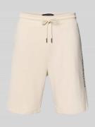 Tommy Hilfiger Regular Fit Shorts aus Baumwoll-Mix in Beige, Größe L