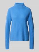 Fynch-Hatton Strickpullover aus Kaschmir mit Stehkragen in Royal, Größ...