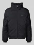 CK Calvin Klein Jacke mit Stehkragen und Logo-Print in Black, Größe L