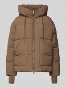 MOS MOSH Steppjacke mit Kapuze Modell 'Ollie' in Schoko, Größe S