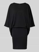 JOOP! Knielanges Cocktailkleid mit Rundhalsausschnitt in Black, Größe ...