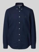 Tommy Hilfiger Regular Fit Freizeithemd aus reiner Baumwolle in Marine...