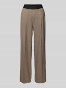 OPUS Hose mit elastischem Bund Modell 'Marou' in Hellbraun, Größe 36