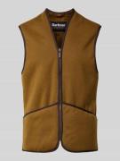 Barbour Regular Fit Weste aus Webpelz in Beige, Größe 46