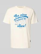 Dedicated T-Shirt mit Motiv-Print in Offwhite, Größe L