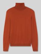 BOSS Regular Fit Rollkragenpullover aus reiner Schurwolle Modell 'MUSS...