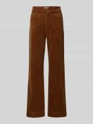 Christian Berg Woman Wide Leg Cordhose mit Gesäßtaschen in Cognac, Grö...