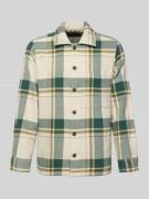 Marc O'Polo Loose Fit Hemdjacke aus reiner Baumwolle in Beige, Größe L