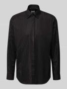 ETERNA Modern Fit Business-Hemd mit Knopfleiste in Black, Größe 40