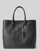 Abro Shopper mit Logo-Applikation Modell 'Rooftop' in Black, Größe 1