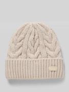 Barts Beanie mit breitem Umschlag Modell 'Zirani' in Offwhite, Größe 1