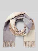 Kurt Beines Schal mit Ausfransungen in Beige, Größe 1
