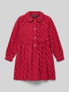 Polo Ralph Lauren Kids Hemdblusenkleid aus Feincord mit Umlegekragen i...