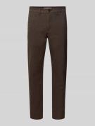 SELECTED HOMME Slim Fit Chino aus Baumwoll-Mix Modell '175 BRUSHED' in...