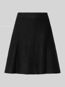 Apricot Minirock aus Viskose-Mix mit elastischem Bund in Black, Größe ...