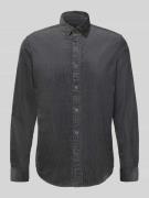 Marc O'Polo Regular Fit Freizeithemd aus reiner Baumwolle in Anthrazit...