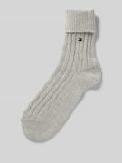 Tommy Hilfiger Stricksocken mit Woll-Anteil in Hellgrau Melange, Größe...