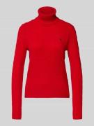 Polo Ralph Lauren Slim Fit Rollkragenpullover mit Label-Stitching in R...