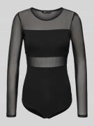 Only Slim Fit Body aus Baumwoll-Mix Modell 'ESTHER' in Black, Größe M