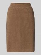 Soyaconcept Knielanger Rock mit Eingrifftaschen Modell 'VINJA' in Mitt...