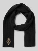 Lauren Ralph Lauren Schal mit Label-Detail in Black, Größe 1