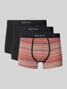 PAUL SMITH Trunks mit elastischem Logo-Bund im 3er-Pack in Black, Größ...