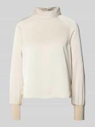 Zero Blusenshirt mit Rollkragen in Sand, Größe 40