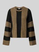 Noisy May Strickpullover mit Rundhalsausschnitt Modell 'AGATHA' in Haz...