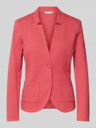 Tom Tailor Regular Fit Blazer mit Baumwoll-Anteil in Pink, Größe L