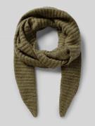 Pieces Schal aus Rippstrick Modell 'PYRON' in Gruen, Größe 1