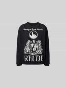 RHUDE Longsleeve aus reiner Baumwolle in Black, Größe L