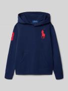 Polo Ralph Lauren Teens Hoodie mit Logo-Stitching in Marine, Größe S