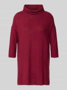 Soyaconcept Longsleeve mit Rollkragen Modell 'Biara' in Bordeaux, Größ...