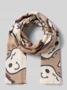 Codello Schal mit Ausfransungen in Beige, Größe 1