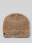 Loevenich Mütze mit Viskose-Anteil in Taupe, Größe 1